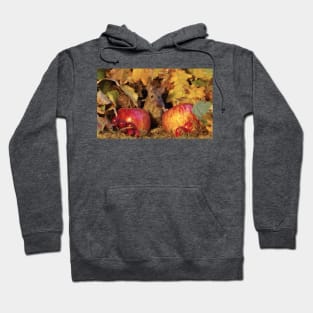 wild Autumn house mouse and  apple Hoodie